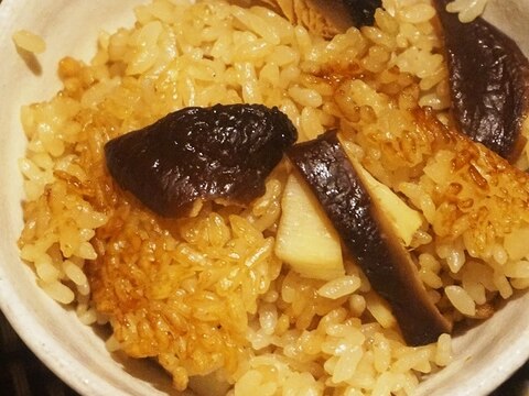 筍と椎茸の炊き込みご飯
